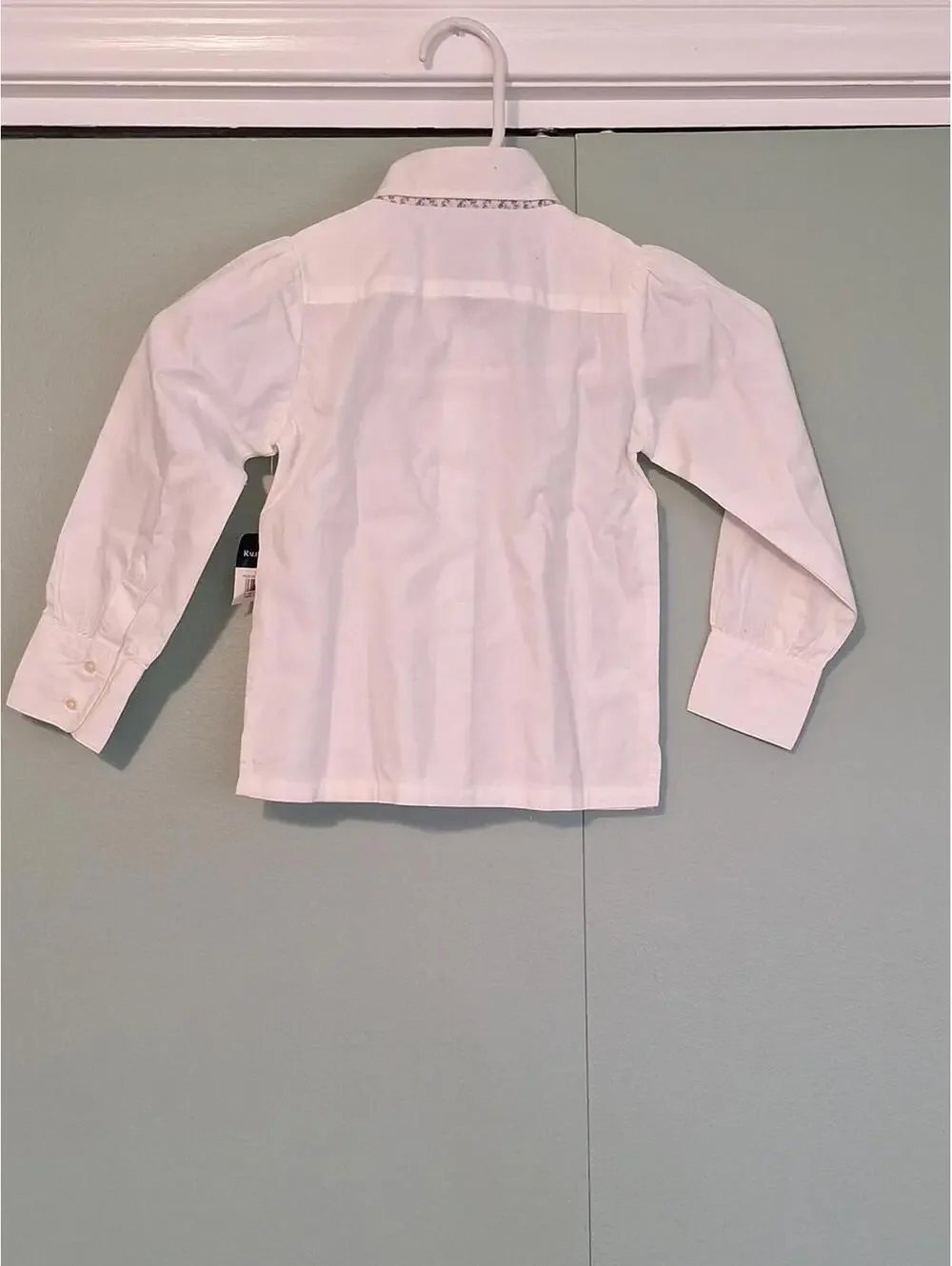 Nwt Ralph Lauren Girls White Button Down Shirt Size 4t